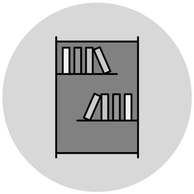 Modern b 'nin vektör illüstrasyonunda kitabın eksik simgesi