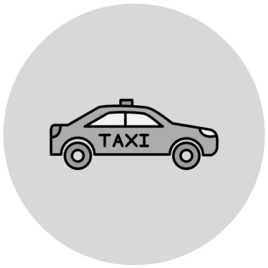 araba simgesi vektör illüstrasyonu