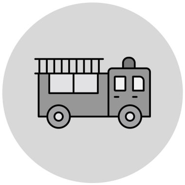 bus simgesi vektör illüstrasyonu