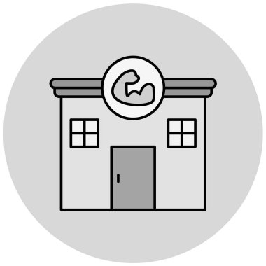 Ev. Web simgesi basit illüstrasyon