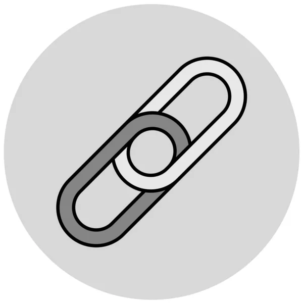 Vector Illustration Single Link Icon — Stok Vektör