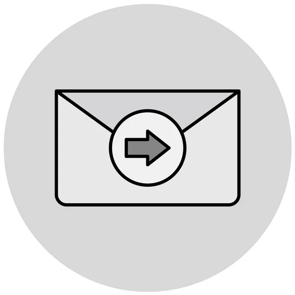 Illustration Vectorielle Mail Icône Moderne — Image vectorielle