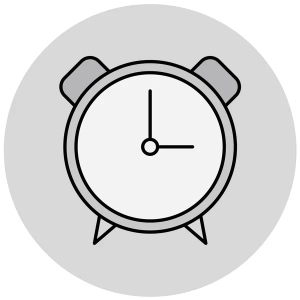 Reloj Icono Web Ilustración Simple — Vector de stock