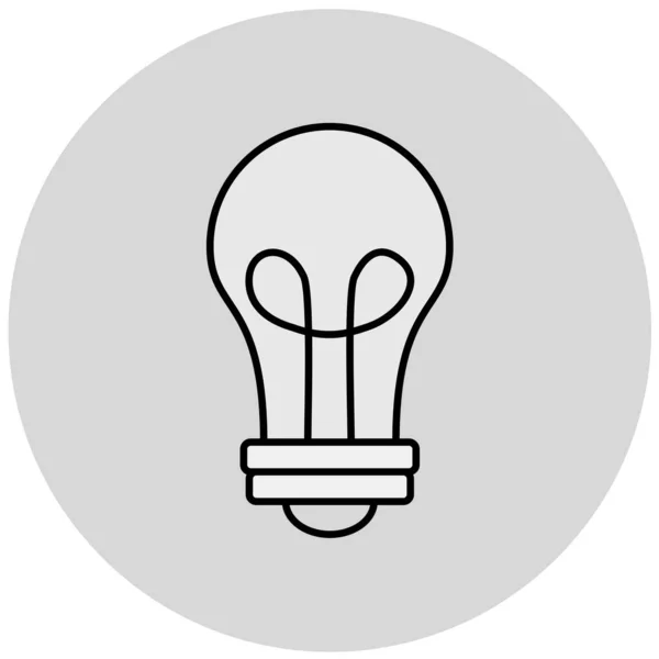 電球だ Webアイコンシンプルなイラスト — ストックベクタ