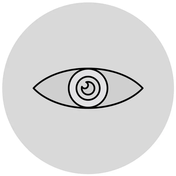 Símbolo Sinal Vetor Ocular — Vetor de Stock