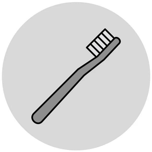 Toothbrush Icon Simple Illustration Brush Vector Icons Web — Stock Vector