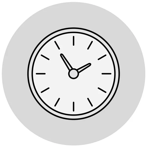 Uhr Ikone Trendigen Stil Isolierter Hintergrund — Stockvektor