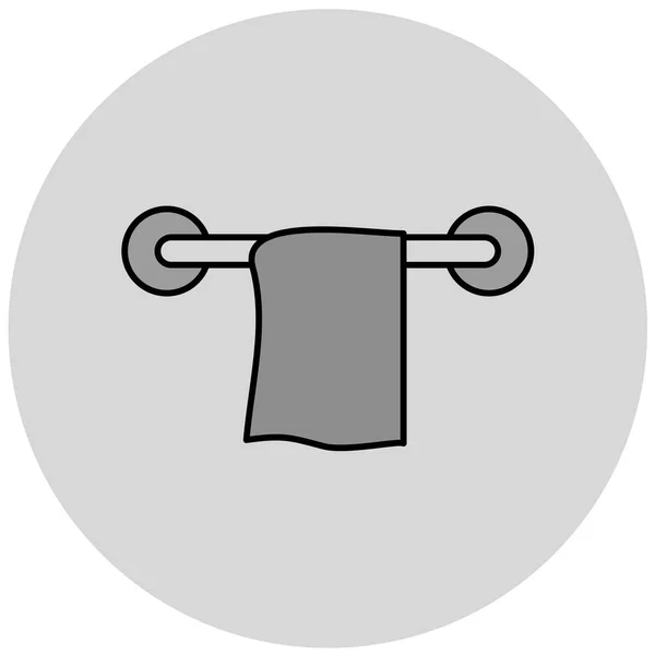 Simple Vector Illustration Towel Icon — Stock Vector