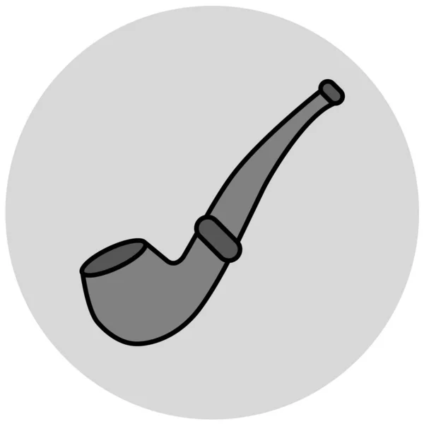 Векторна Ілюстрація Значка Курильної Труби — стоковий вектор