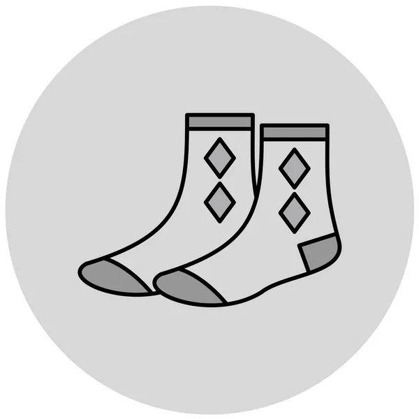Векторна Ілюстрація Простих Шкарпеток — стоковий вектор