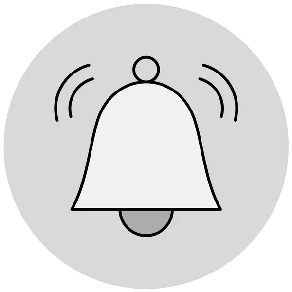 Vector Illustration Simple Bell Icon — Stock Vector