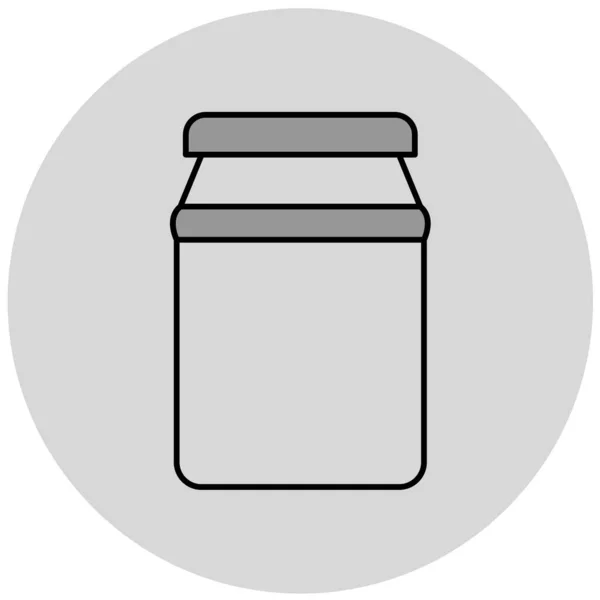 Jar 아이콘 Vector Illustration — 스톡 벡터