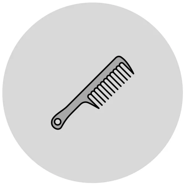 Comb Vector Icon Modern Simple Illustration — Vetor de Stock