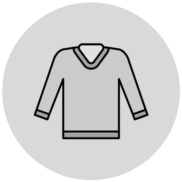 Sweater Simple Icon Vector Illustration — ストックベクタ