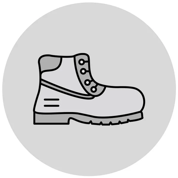 Boot Simple Icon Vector Illustration — Image vectorielle