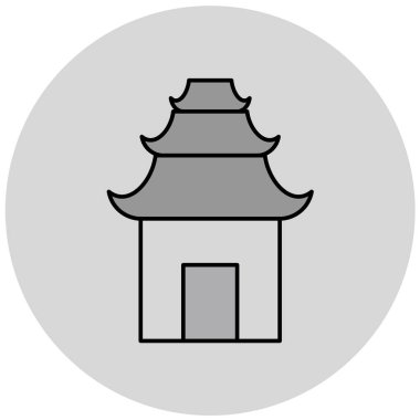 Basit simgenin vektör illüstrasyonu