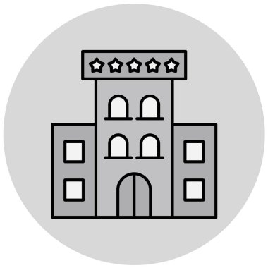 ev vektör simgesi. Modern illüstrasyon grafik ve web tasarımı için izole edildi.