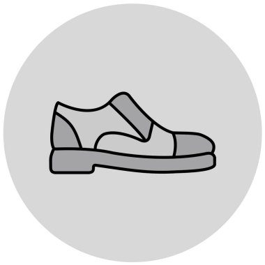 ayakkabı ikonu vektör illüstrasyonu