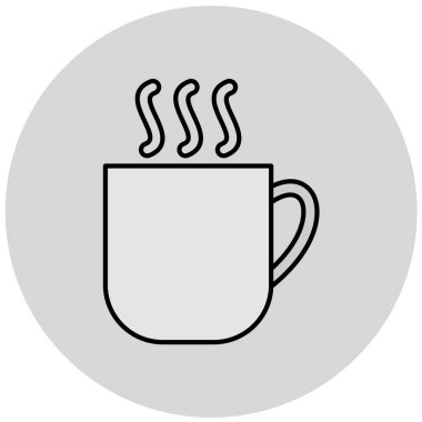 kahve fincanı vektör simgesi