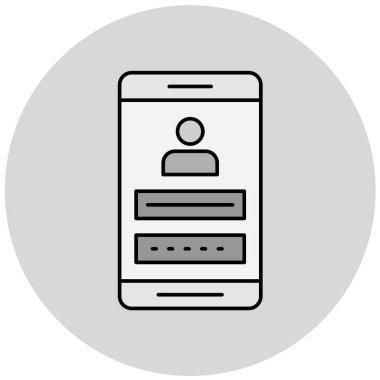 cep telefonu simgesi. vektör illüstrasyonu