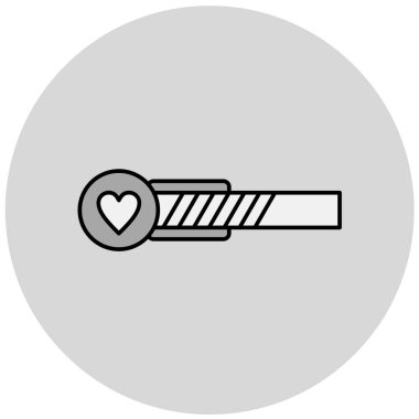 kalp simgesi modada izole edilmiş arkaplan