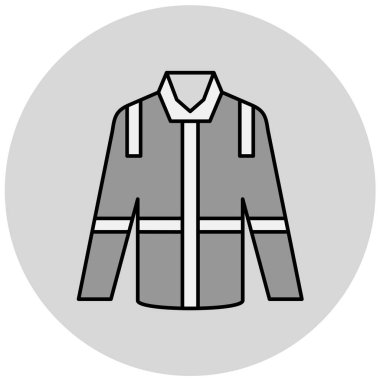 Ceket simge vektör çizim