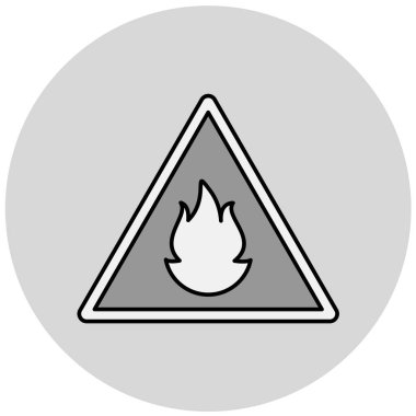 uyarı işareti simgesi, vektör illüstrasyonu