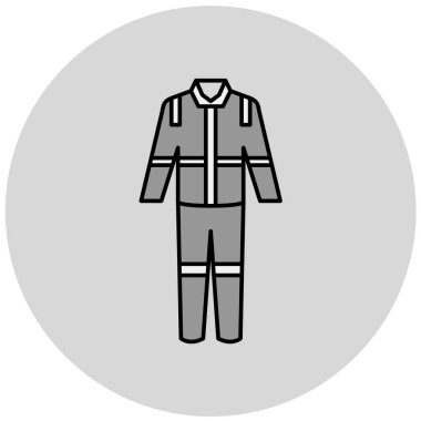 Giysi simgesi, vektör illüstrasyonu