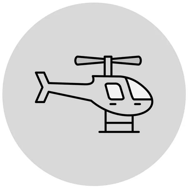 Icon Airplane Vector Illustration — Stockvector