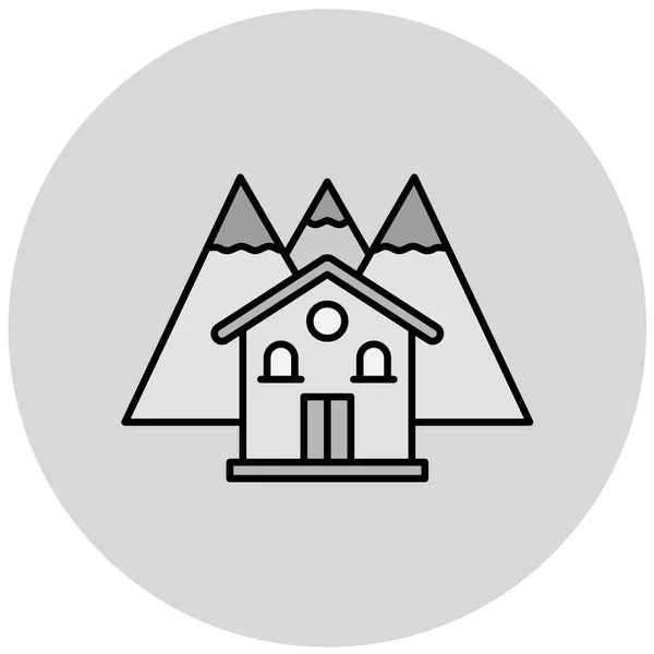 Vector Illustration House Icon — Stock Vector