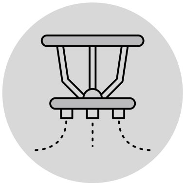 Modern b 'nin vektör illüstrasyonu eksik simgesi