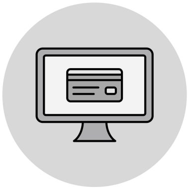 bilgisayar simgesi vektör illüstrasyonu