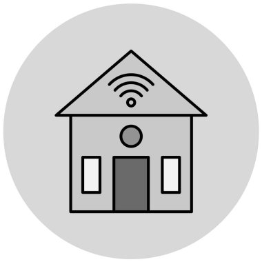 ev vektörü simgesi modern basit illüstrasyon