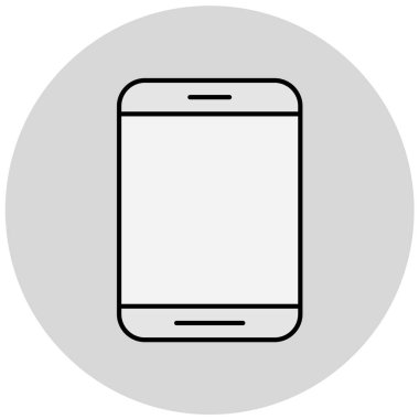 cep telefonu simgesi. düz tasarım biçimi