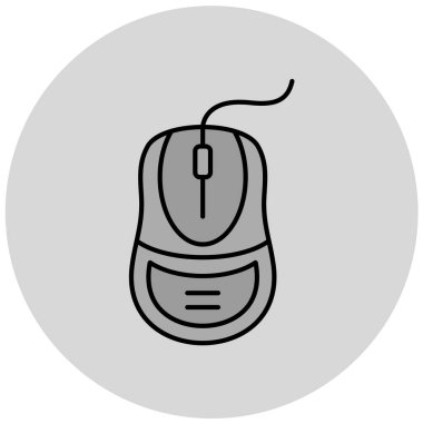 Fare. Web simgesi basit illüstrasyon