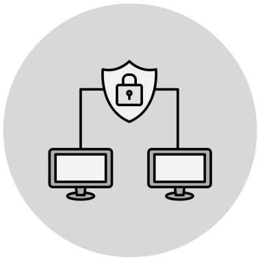 veri koruma vektörü simgesi