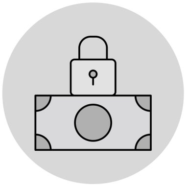 ikon vektör illüstrasyonunu kilitle