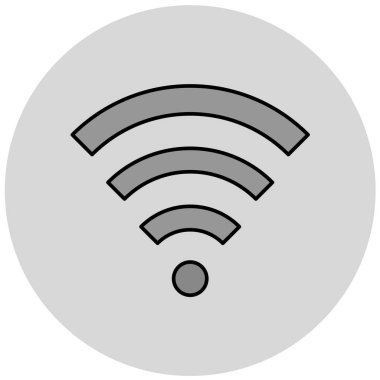 wifi simgesi vektör illüstrasyonu