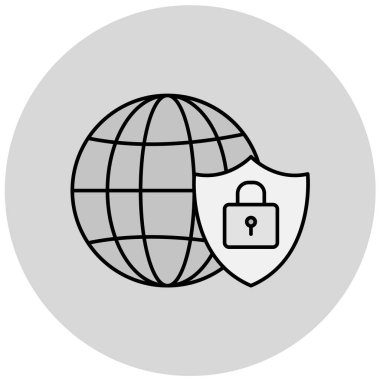 genel güvenlik vektör simgesi