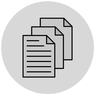 dosya biçimi simgesi, vektör illüstrasyonu