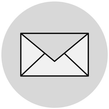 E- posta simgesi vektör illüstrasyonu