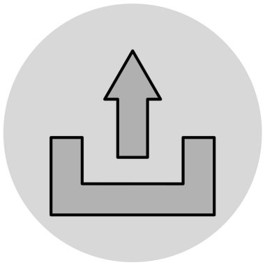 gönderme simgesi, vektör illüstrasyonu