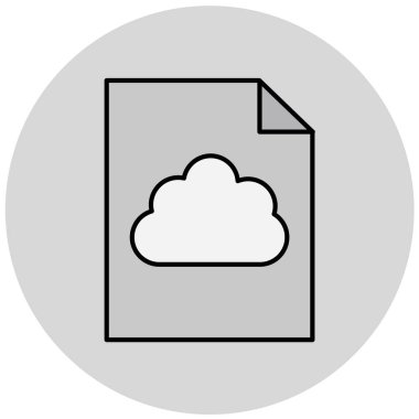 Bulut hesaplama. Web simgesi