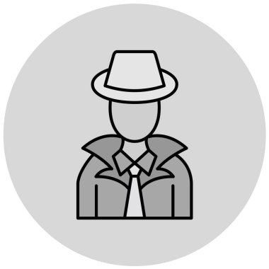 İnsan simgesinin vektör illüstrasyonu