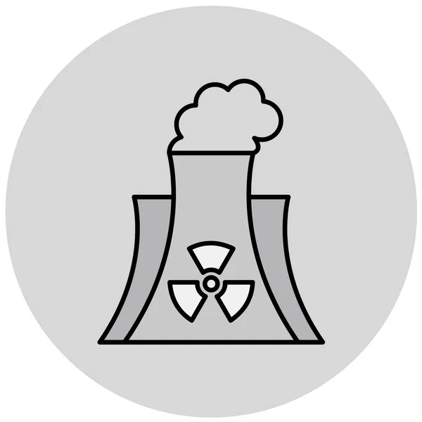 Nuclear Power Vector Icon — Stock Vector