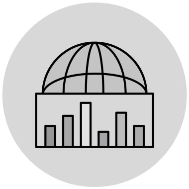 seo modern simgesinin vektör illüstrasyonu