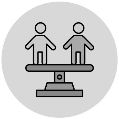 İnsan simgesinin vektör illüstrasyonu