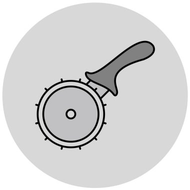 bıçak basit simgesi, vektör çizim