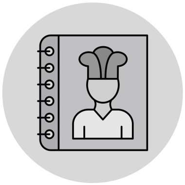 kitap basit simgesini, vektör çizim