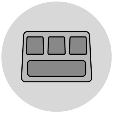 Modern simgenin vektör illüstrasyonu